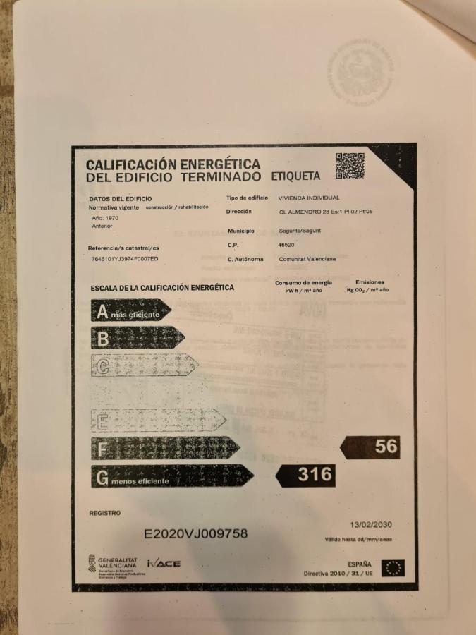 شقة Bonito Piso En Sagunto المظهر الخارجي الصورة